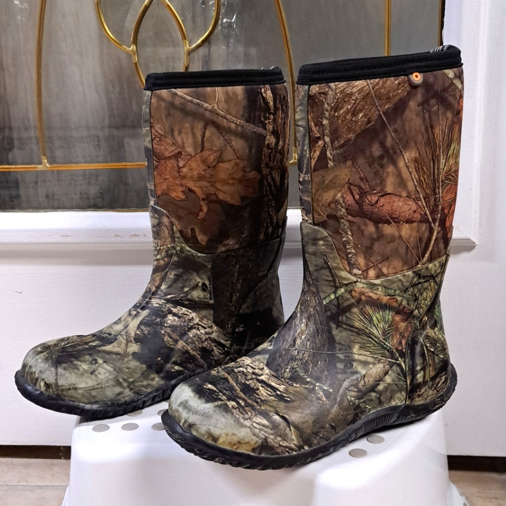Bogs Boots Youth 4 Winter Waterproof Mossy Oak Camo